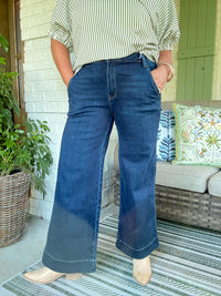 Flying Monkey High Rise Wide Leg Trouser Jeans