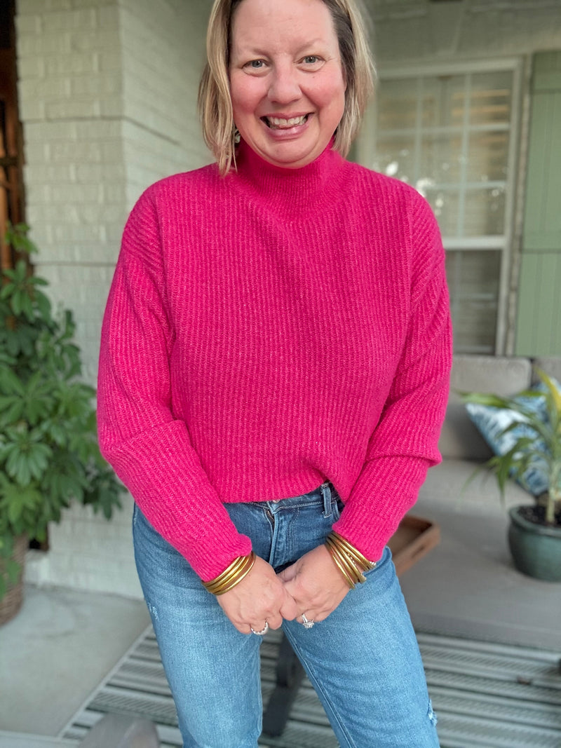 Sugar Plum Hot Pink Sweater