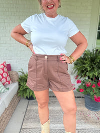 Freshly Picked Brown Shorts