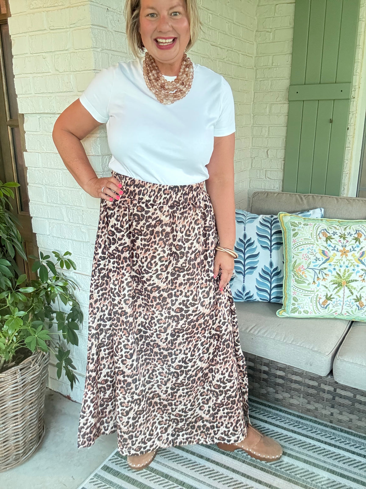 Wild About You Leopard Skirt