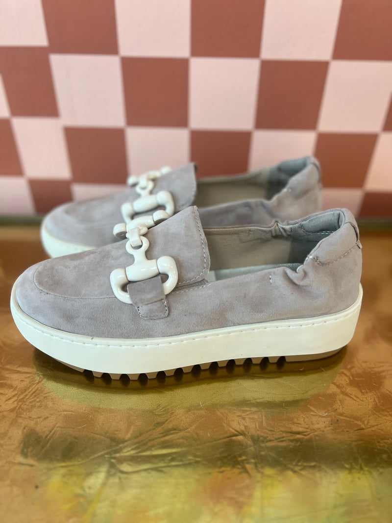 Andres Taupe Suede Sneakers