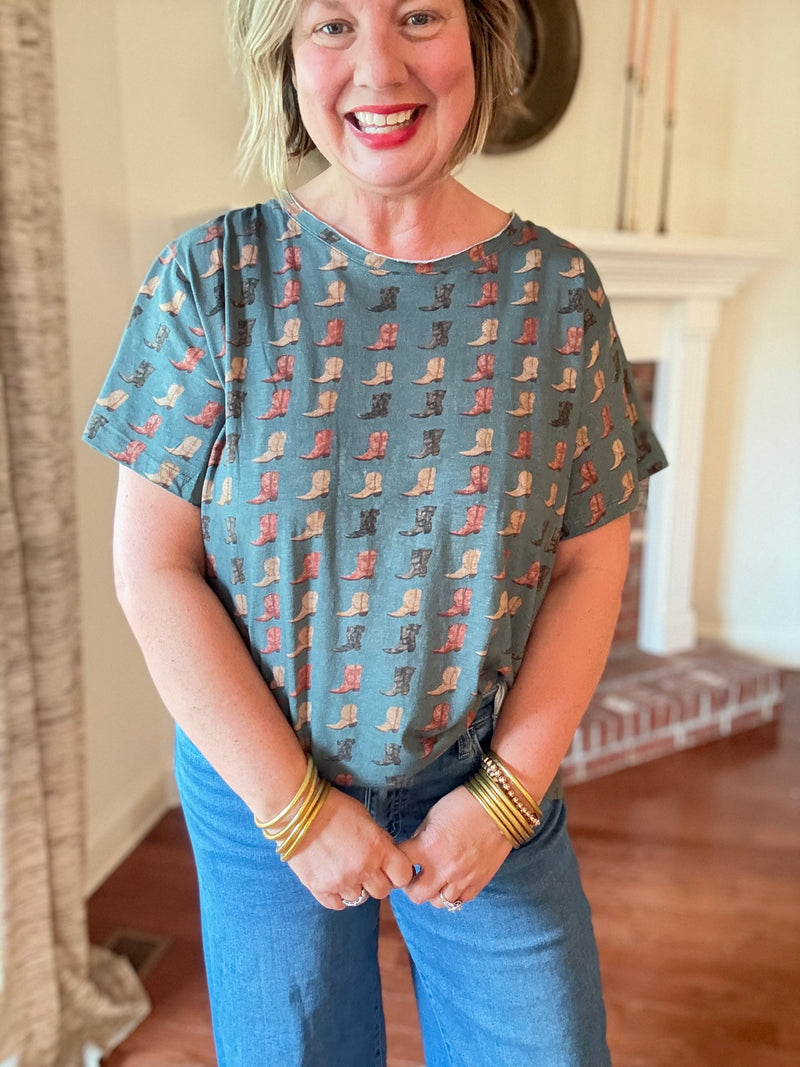 Vintage Boots T-Shirt