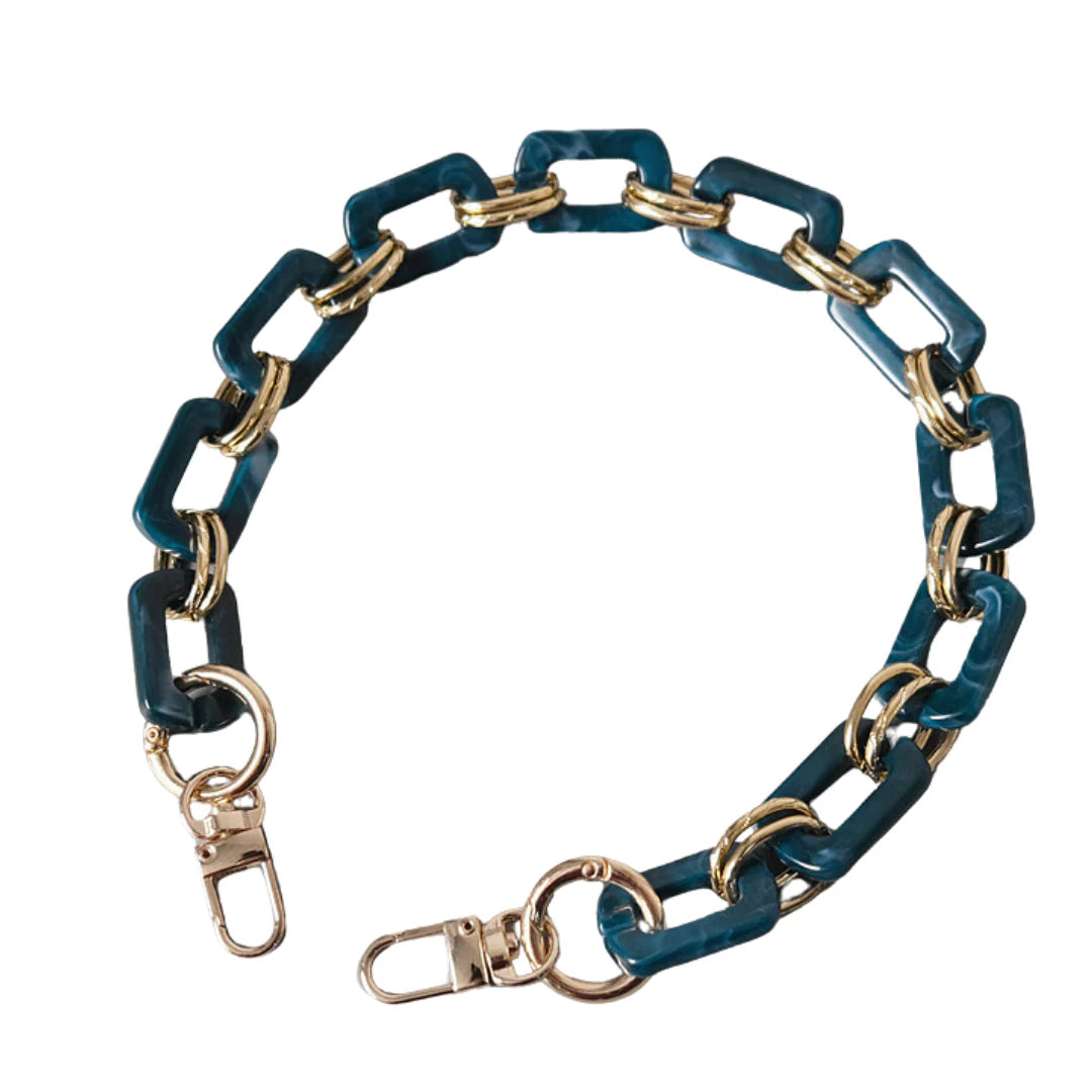 German Fuentes Short Turquoise Chain Strap