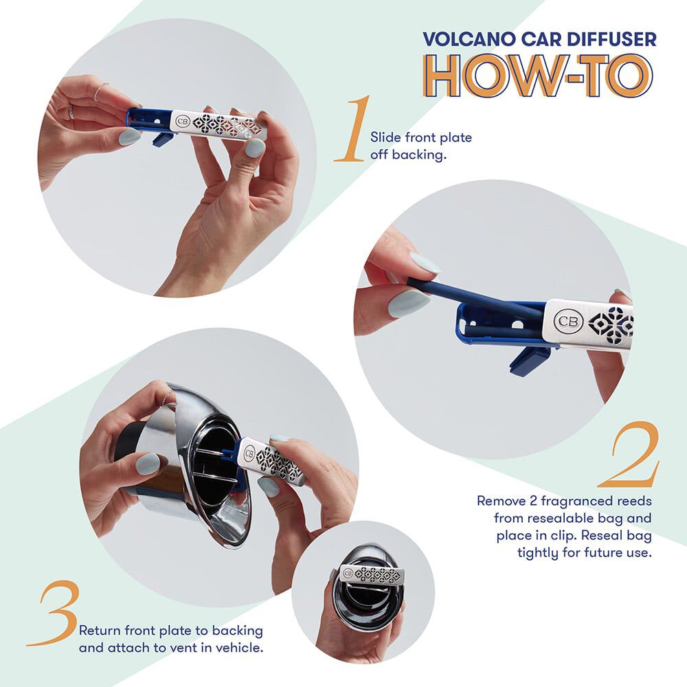 Volcano Car Diffuser & Refill