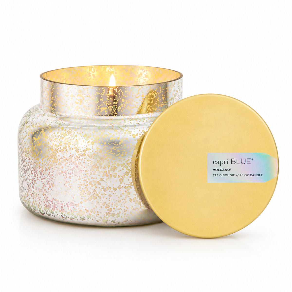 Volcano Mercury Iridescent Oversized Candle