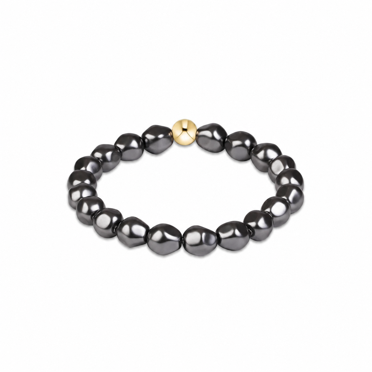 Classic Admire Pearl Dark Grey Bracelet