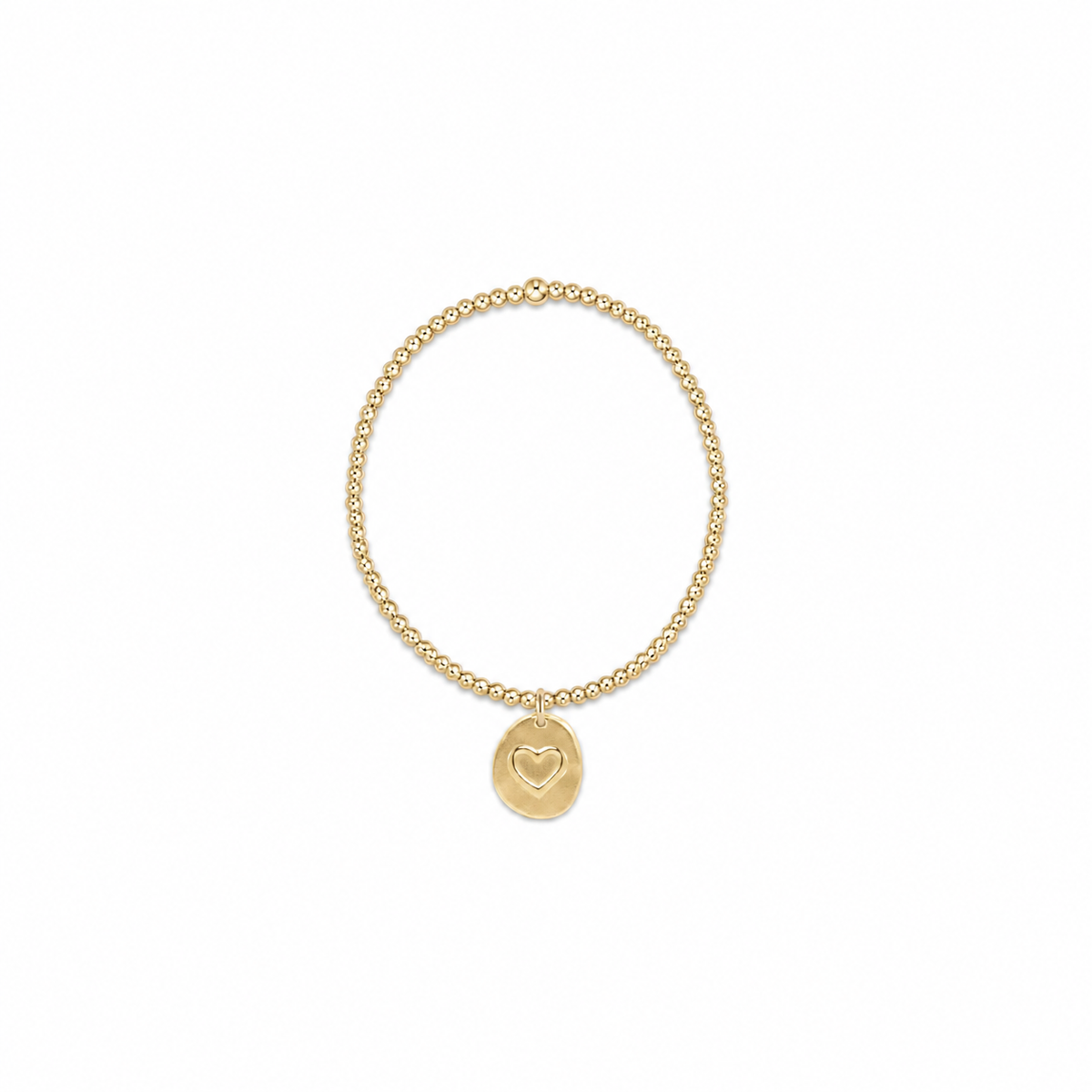 Classic Gold 2mm Bracelet - Inspire Love Small Gold Disc