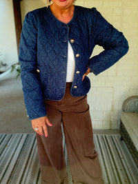 Callie Denim Quilted Jacket