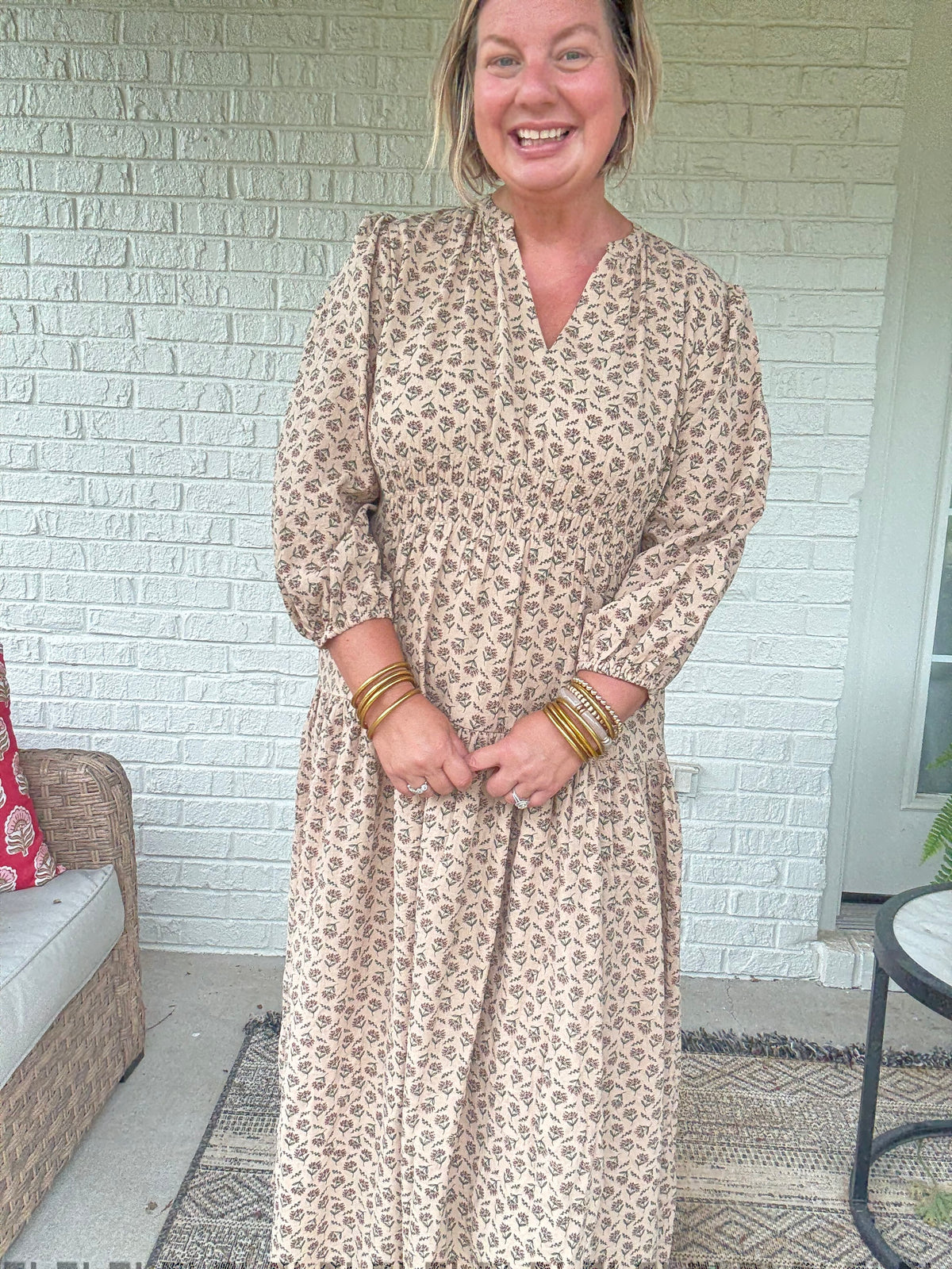 Meadow Grace Dress - Mocha