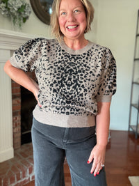 Remi Puff Sleeve Sweater - Mocha