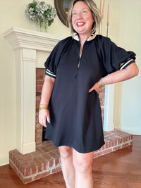 Betsy Black Dress w/ Zipper