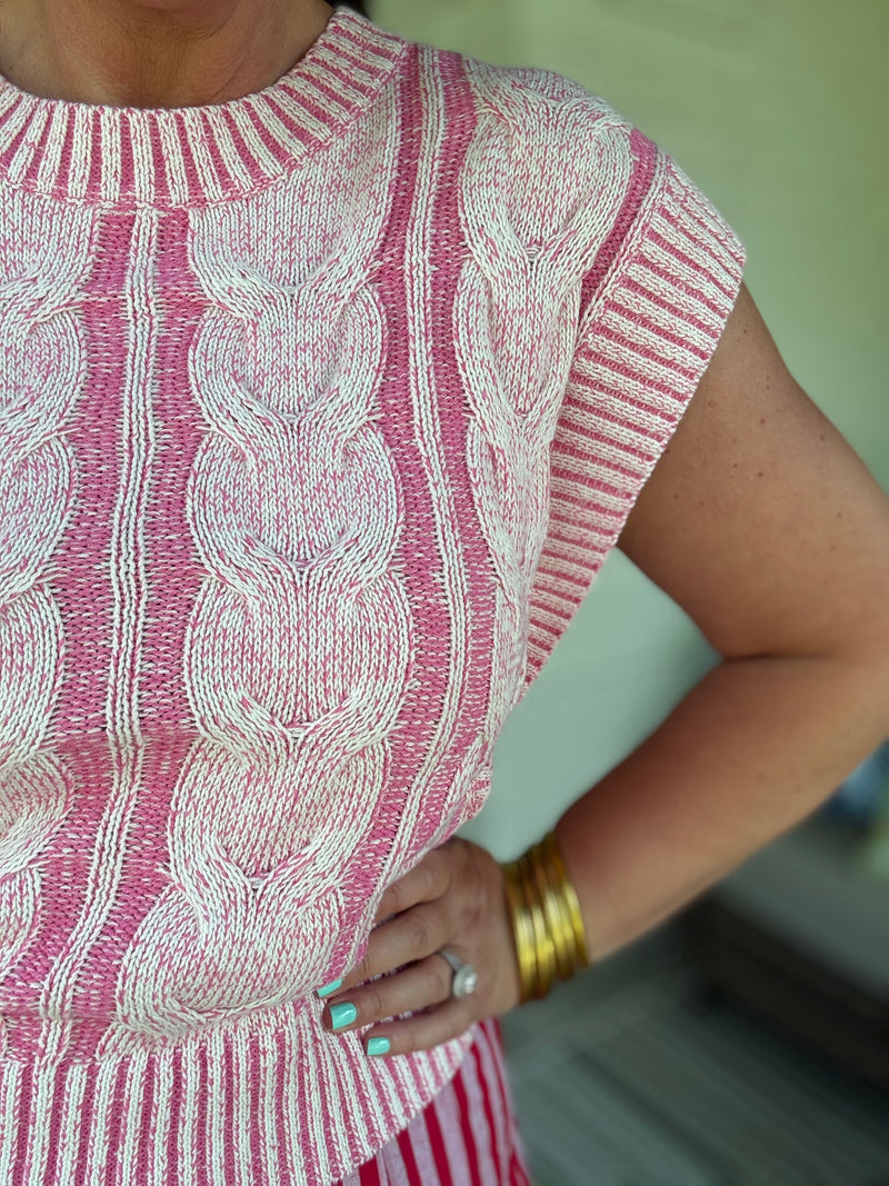 Kennedy Pink Knit Top