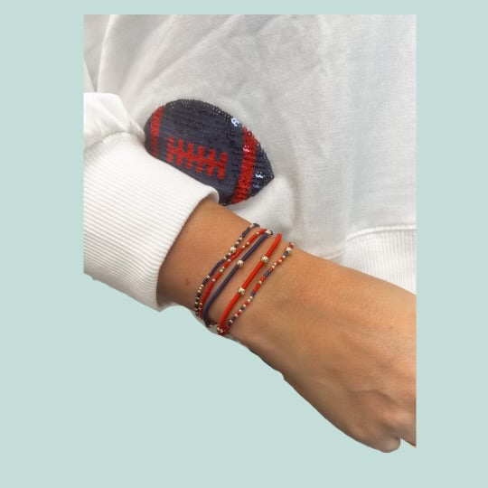 Gameday Hope Unwritten Bracelets - Navy and Red