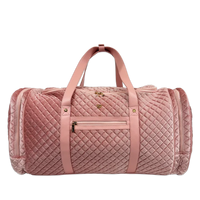 Signature VIP Duffel - Blush Velvet