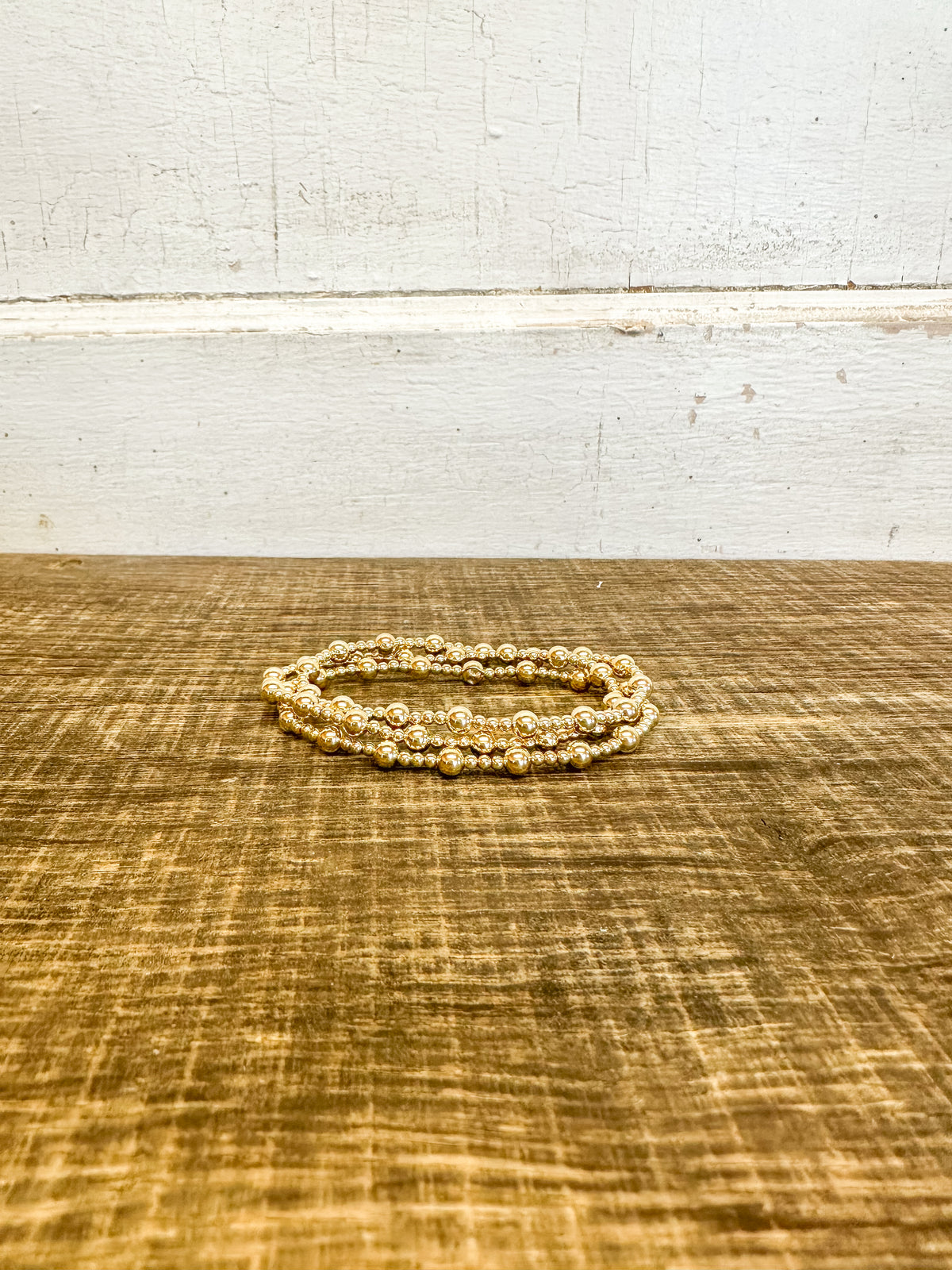 Classic Sincerity Gold Bead Bracelet - 5mm