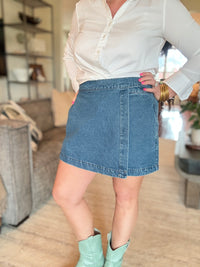 Quinn Skort - Denim