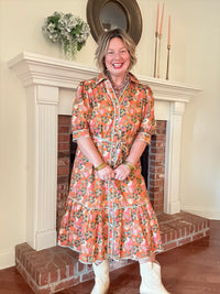 Maple Lane Dress w/ Tie Waist