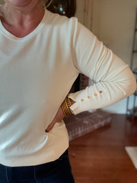 Sloan Long Sleeve Top - White