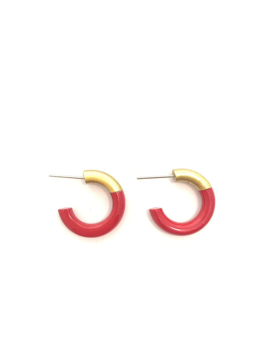 LIZ Sm Hoops in Real Red