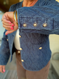 Callie Denim Quilted Jacket