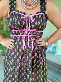 Beautiful in Bows Black Dress