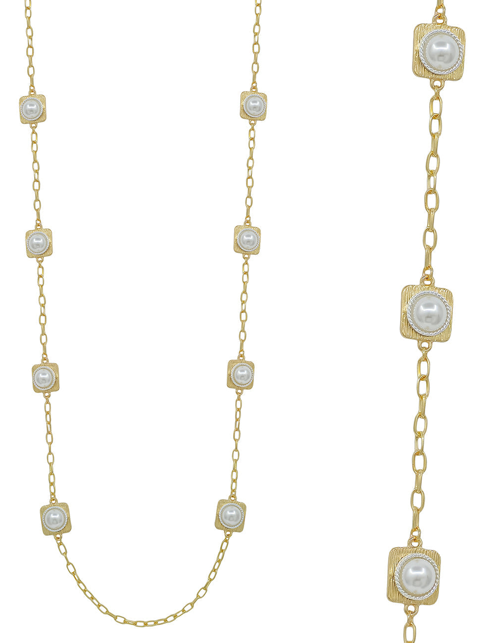 Fama Necklace - Gold Pearl