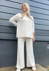 Cleo Sweater Pants - Ivory