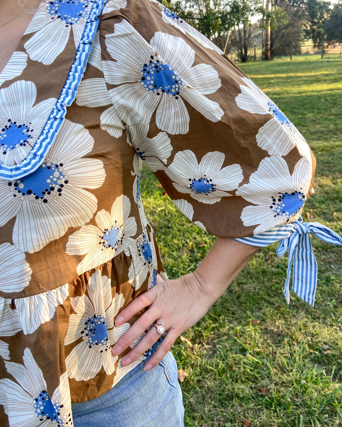 Libby Blouse - Brown