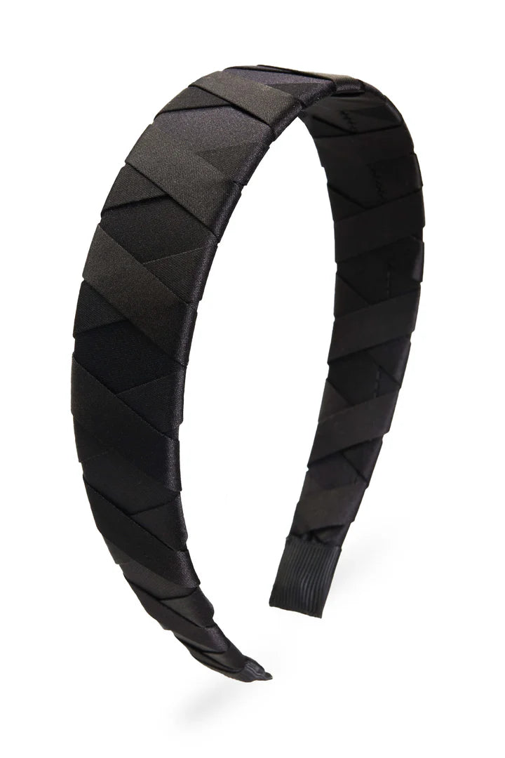 Sloane Wrapped Headband - Black