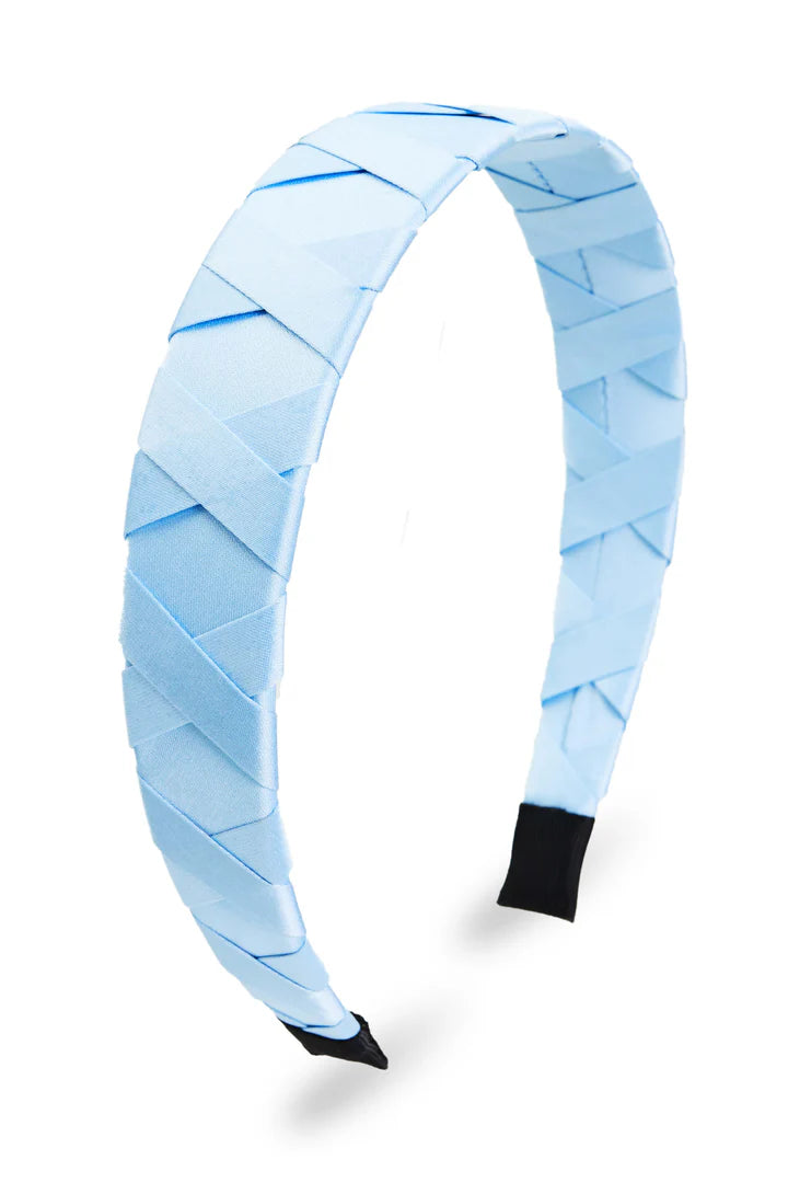 Sloane Wrapped Headband - Blue