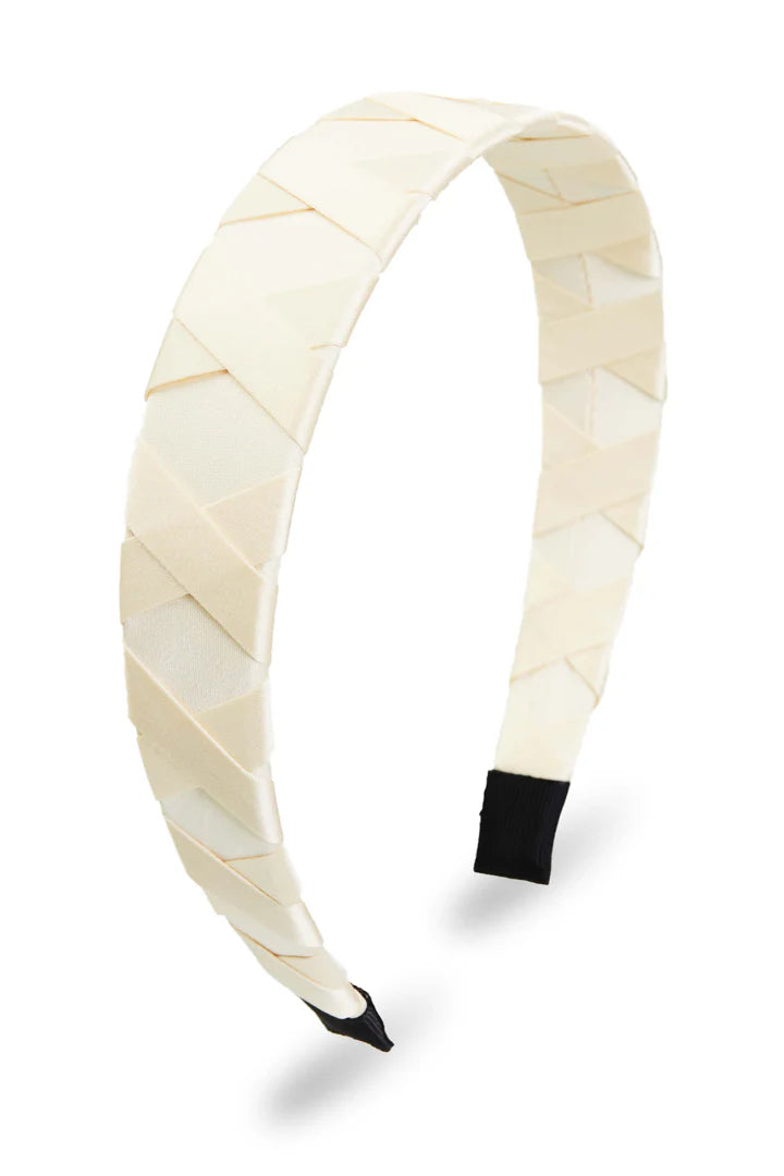 Sloane Wrapped Headband - Cream