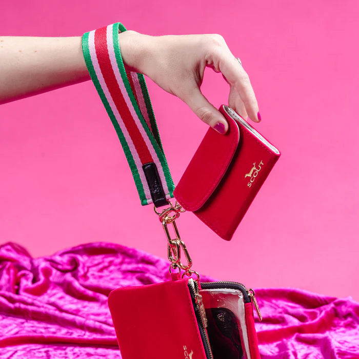 On Hand Wrist Strap - 3 Color Stripe