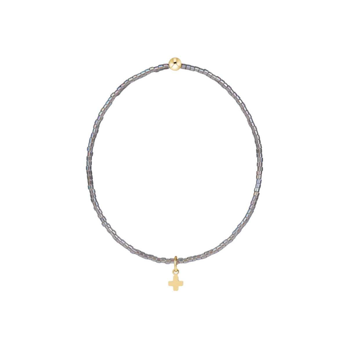 Hope Classic Morning Mist Bracelet - Signature Cross Small Gold Charm