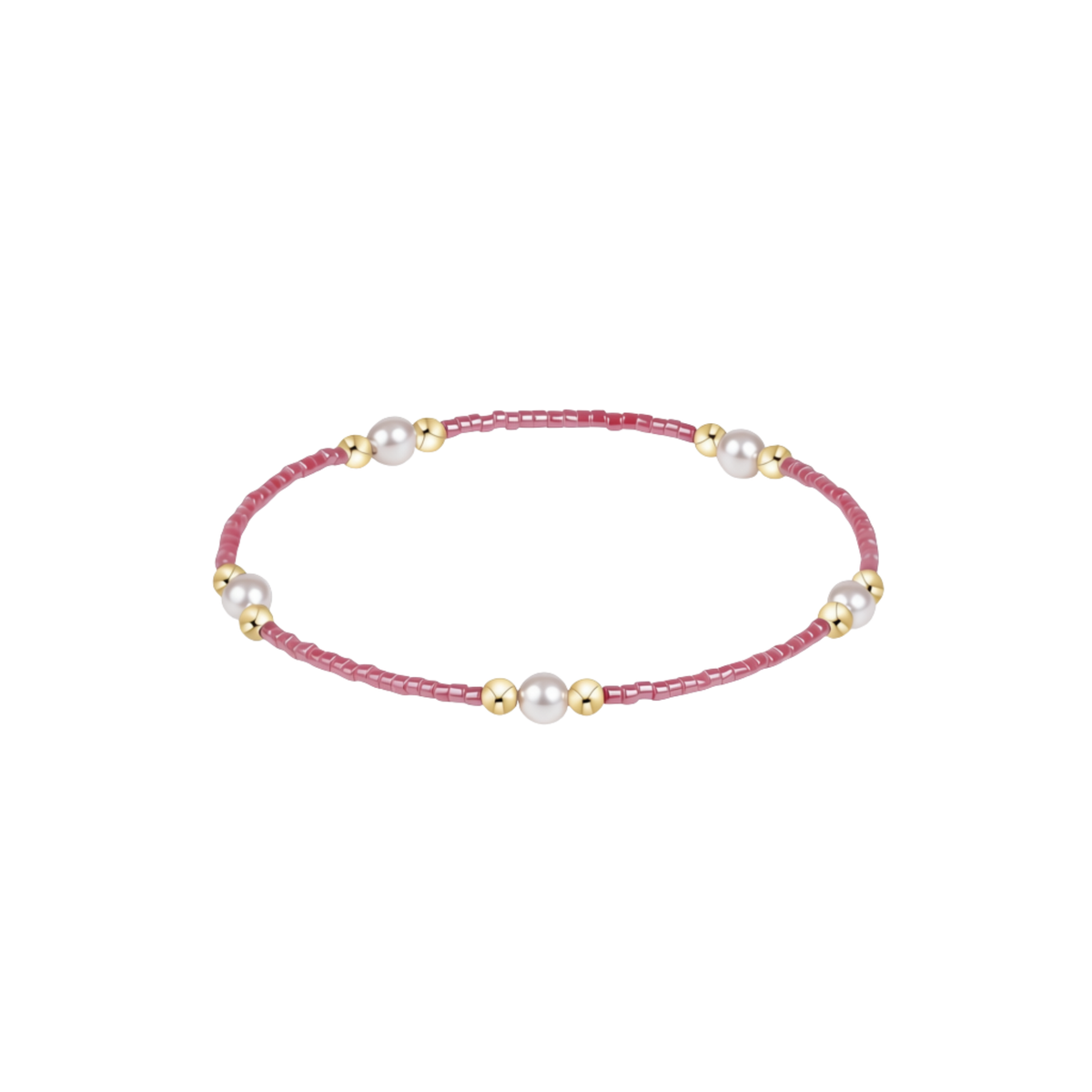 Hope Purpose Pearl Bracelet - Pink Champagne