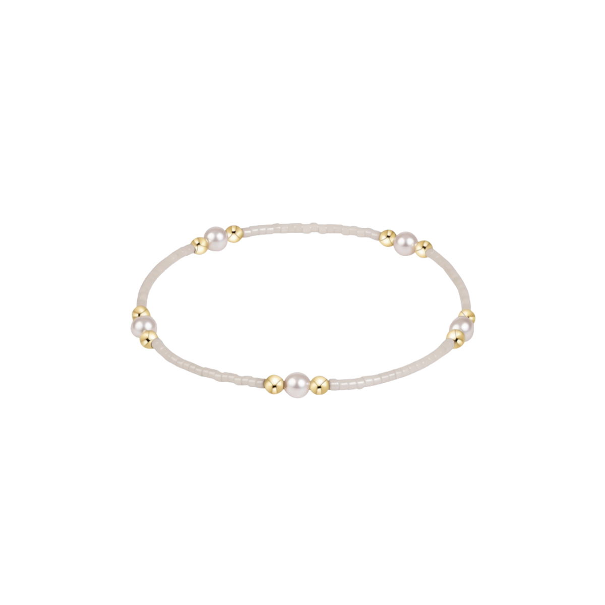 Hope Purpose Pearl Bracelet - Milkshake