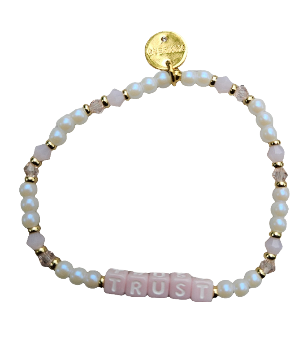 Little Words Project Bracelet - Pink Trust