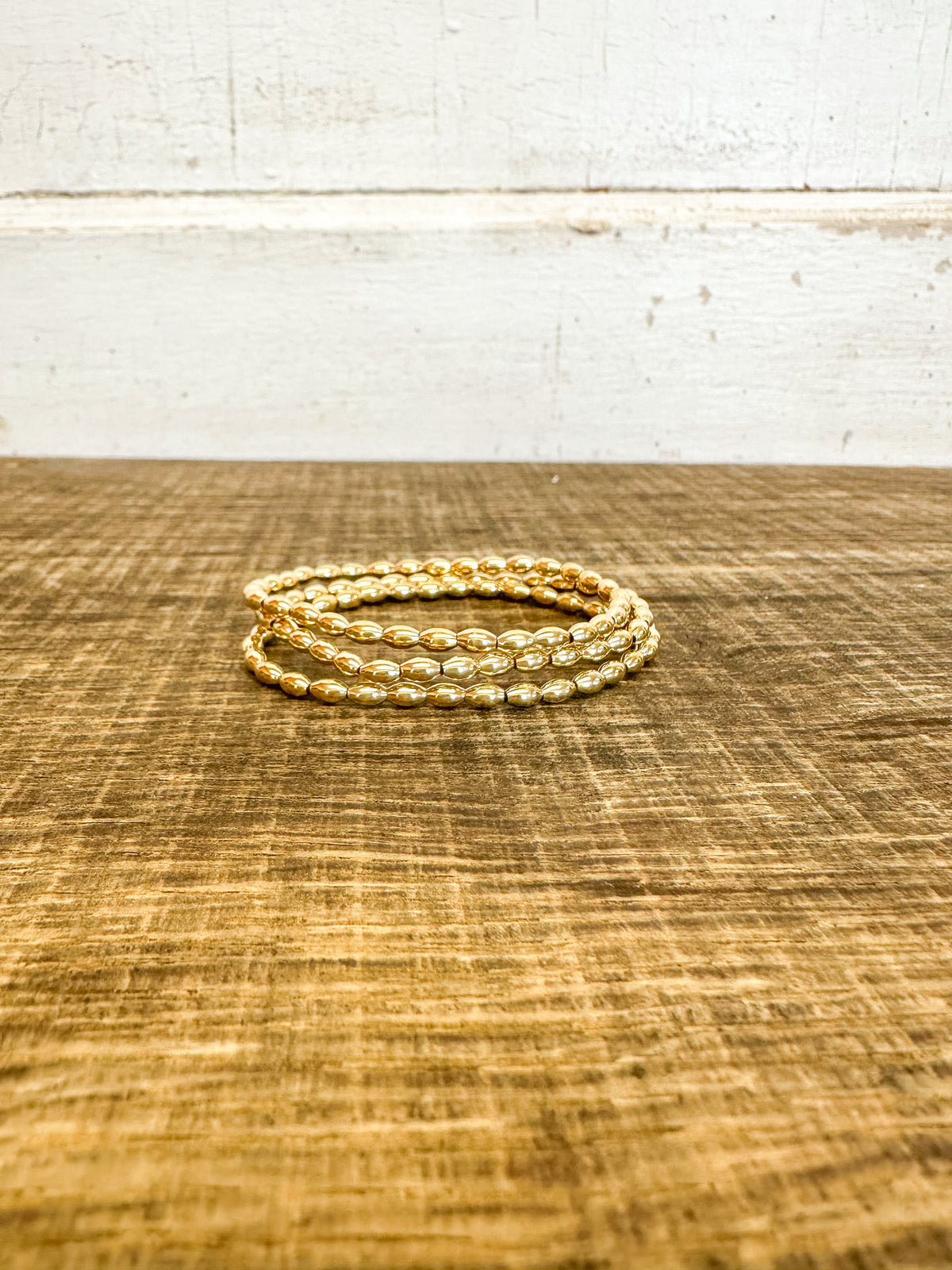 Harmony Small Gold Bead Bracelet