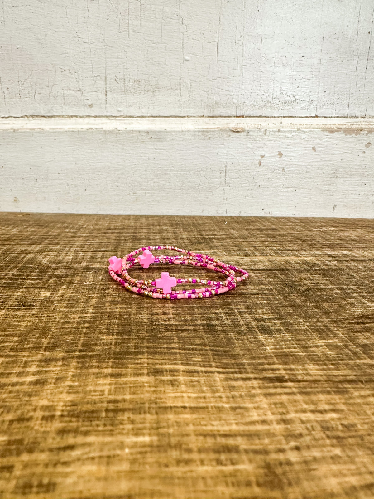 egirl Hope Unwritten Signature Cross Bracelet - Back to the Fuchsia