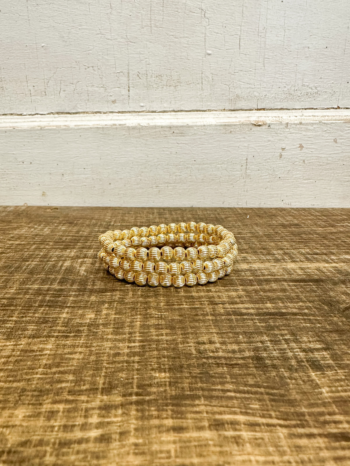 Dignity Gold 6mm Bead Bracelet