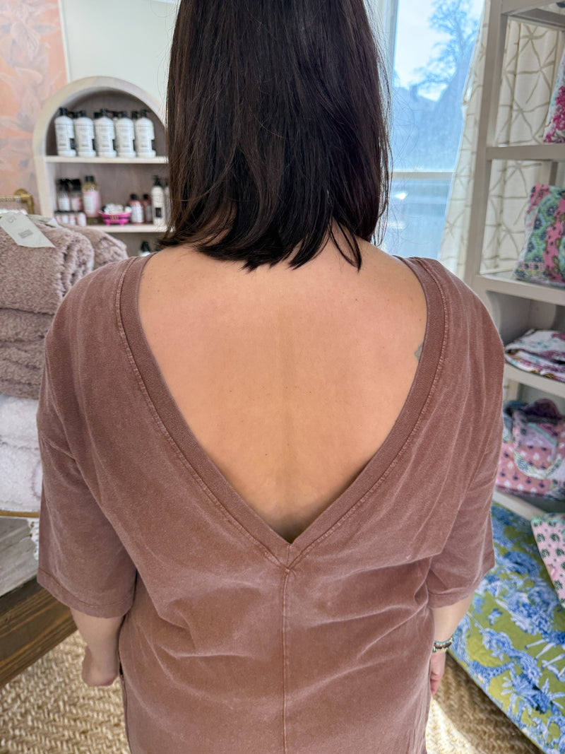 Vera Romper - Chestnut
