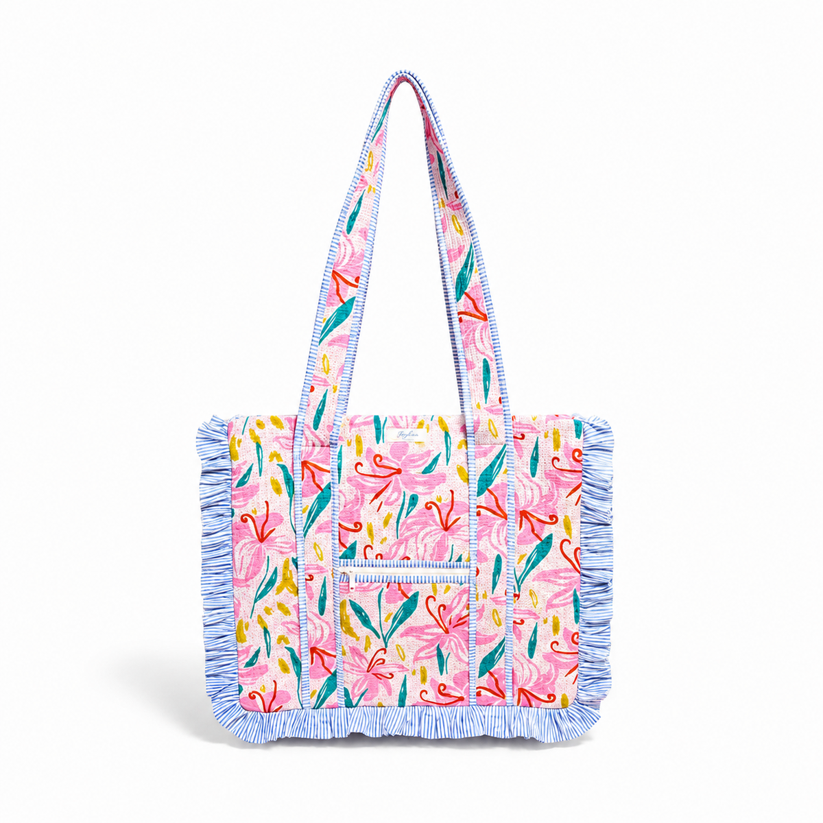 Jane Tote Ruffle Garden Party Bag