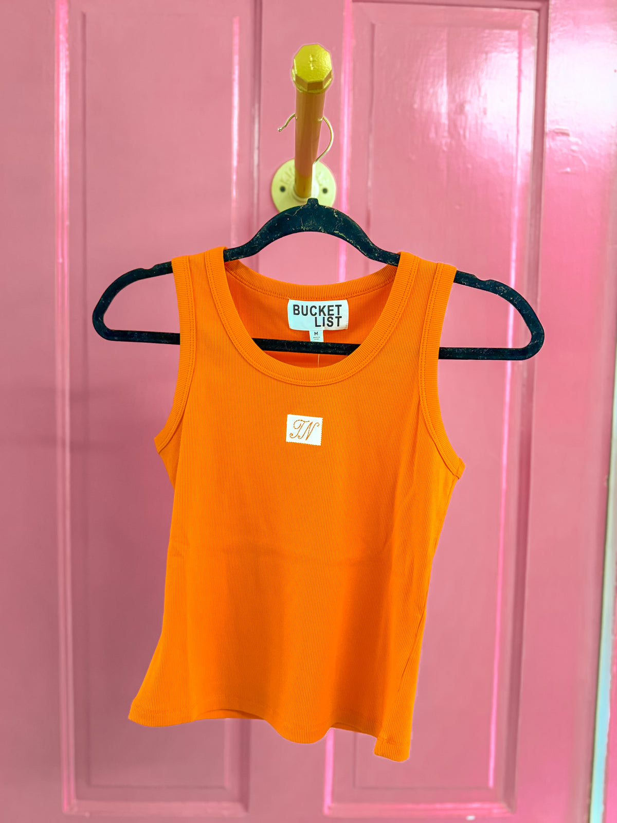 Signature "Tennessee" Heritage Patch Ribbed Tank Top