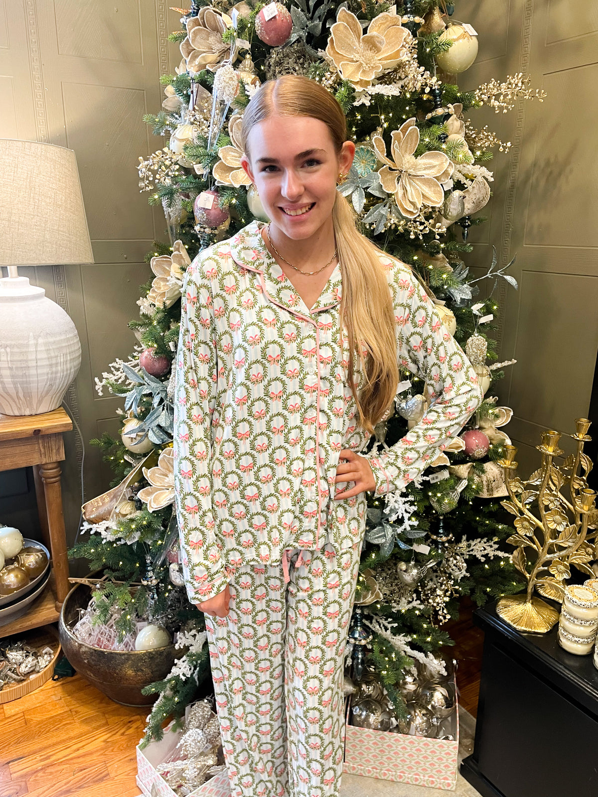 Charlotte Deck the Halls Pajama Set