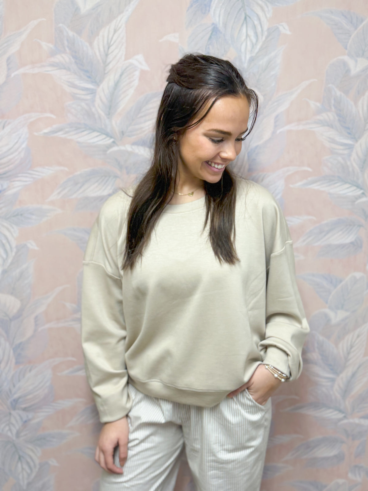 Brooke Sweatshirt - Stone