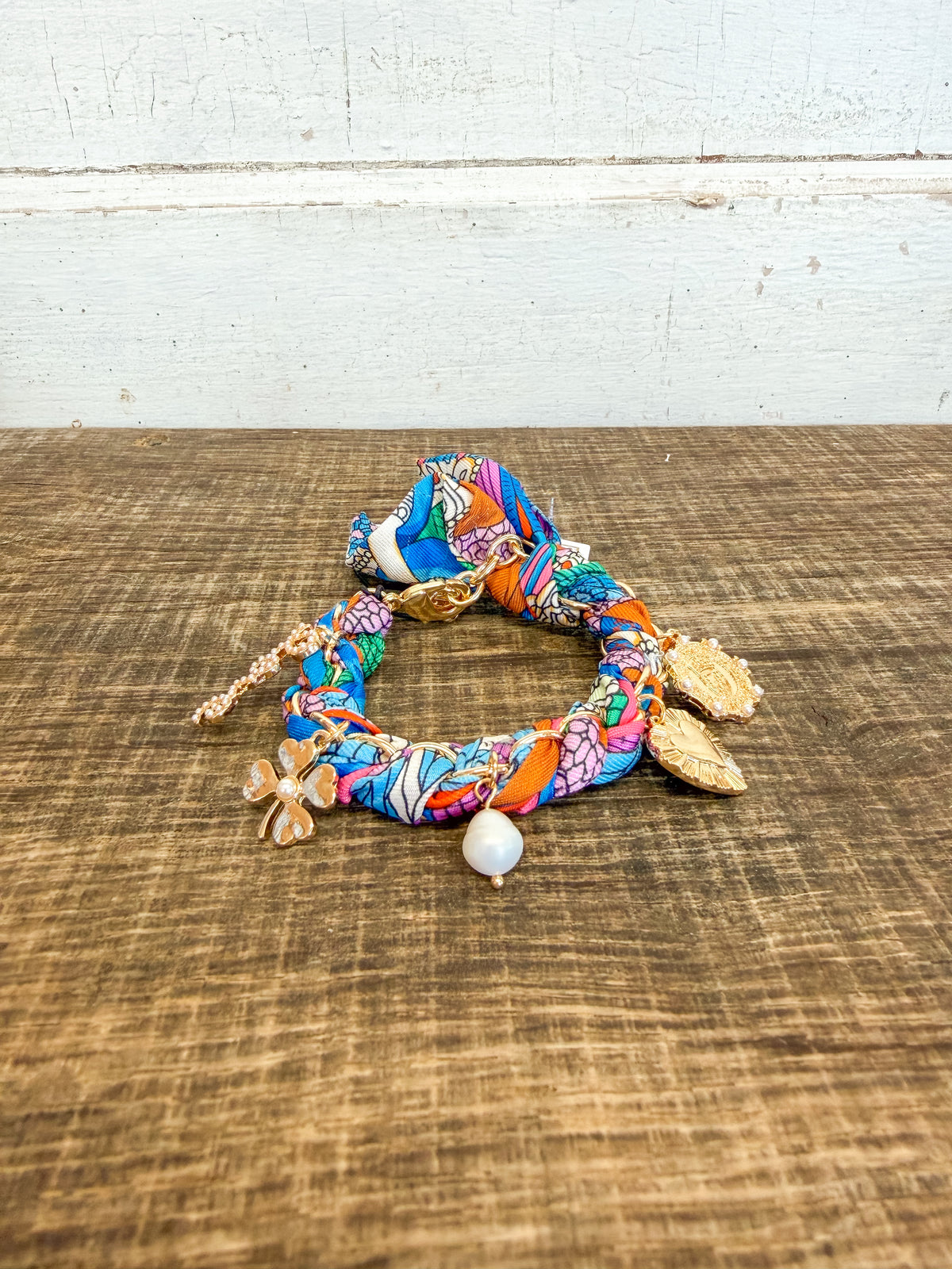 Noelle Scarf Chain Bracelet - Multi