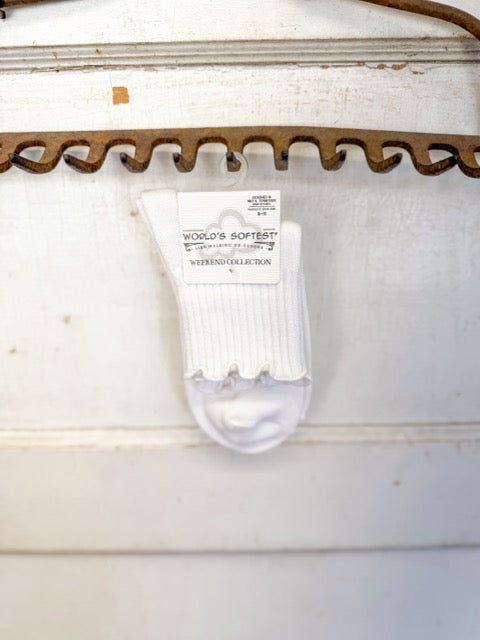 Worlds Softest Socks - White