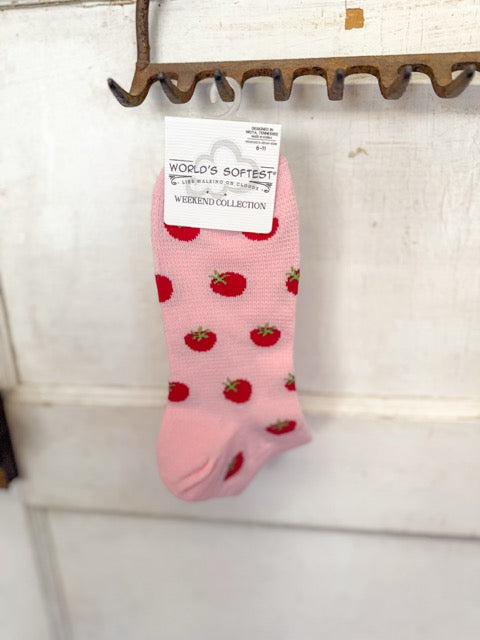 Worlds Softest Socks – Tomato