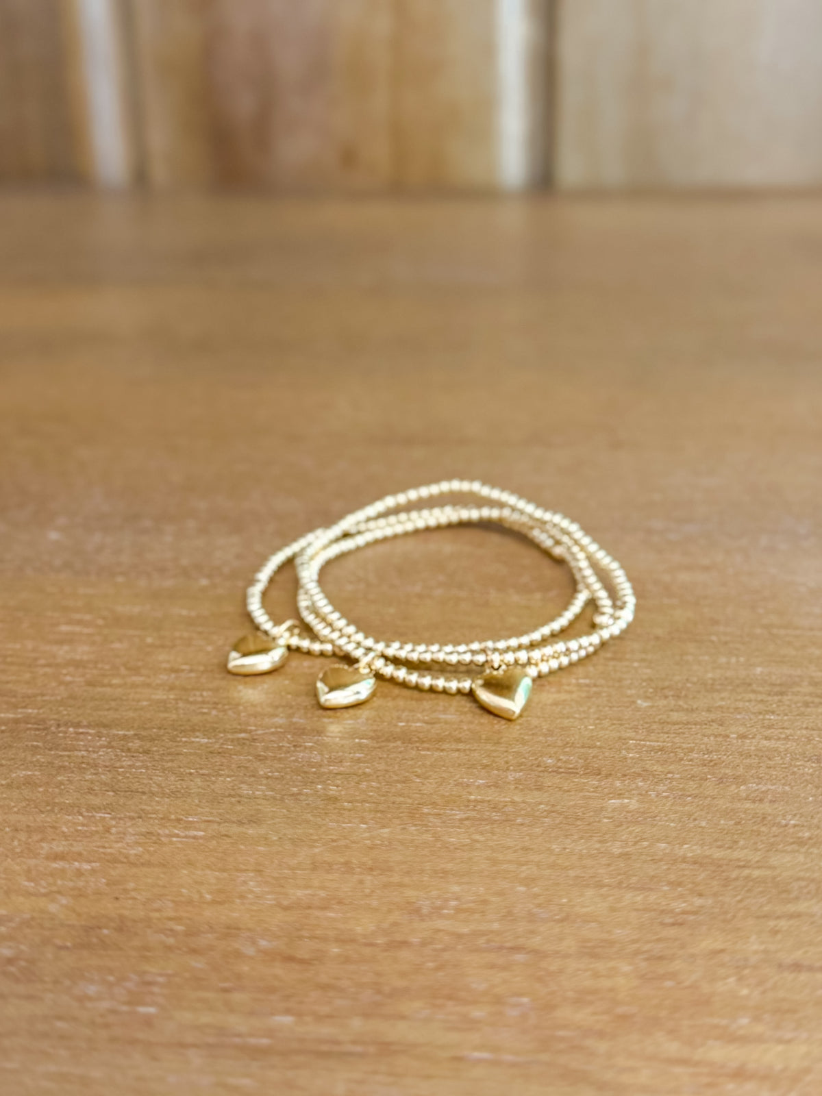 egirl Classic Gold 2mm Bracelet - Love Plush Small Gold Charm