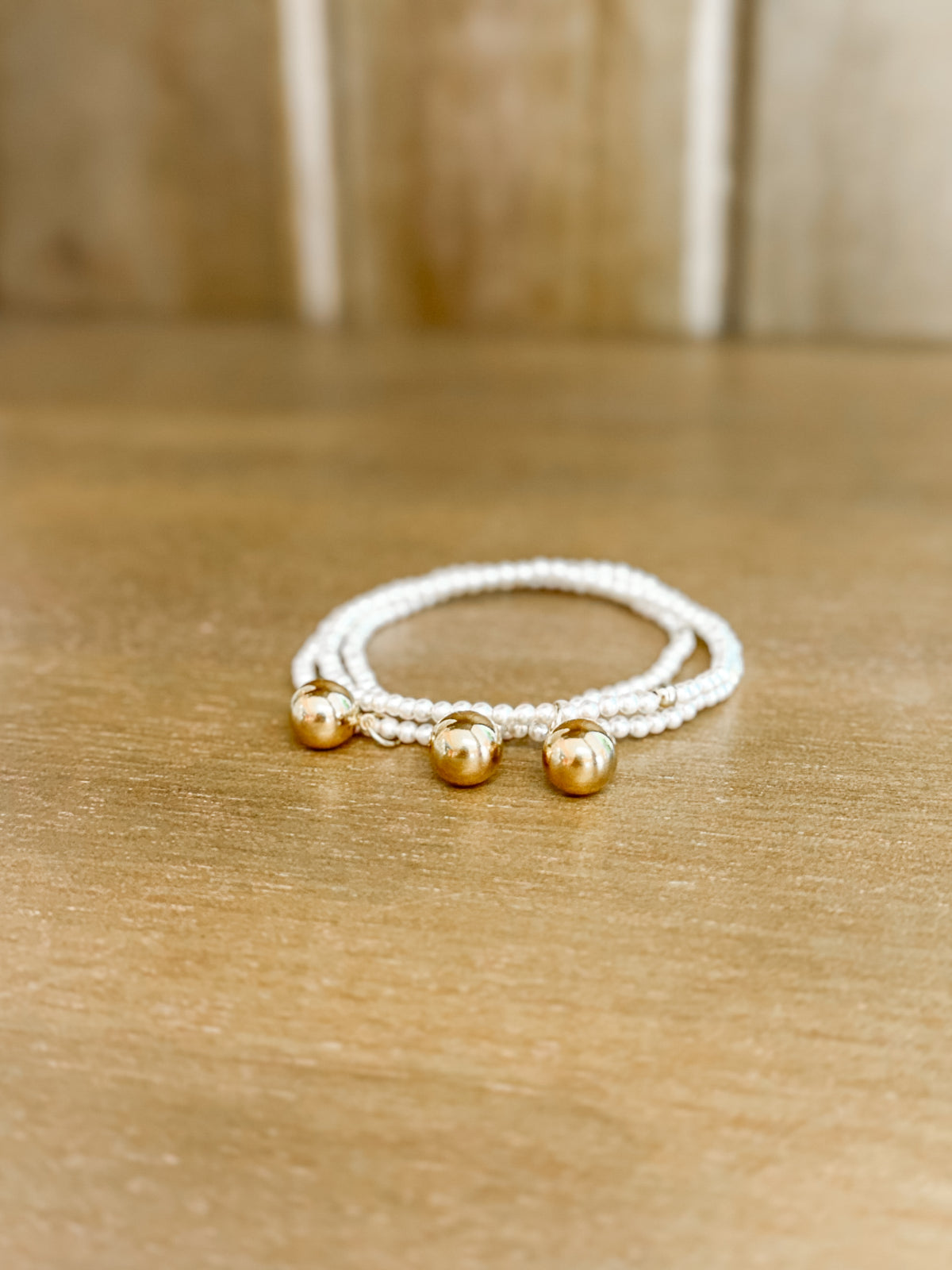 Extends Classic Pearl 3mm Bracelet - Classic Gold 10mm
