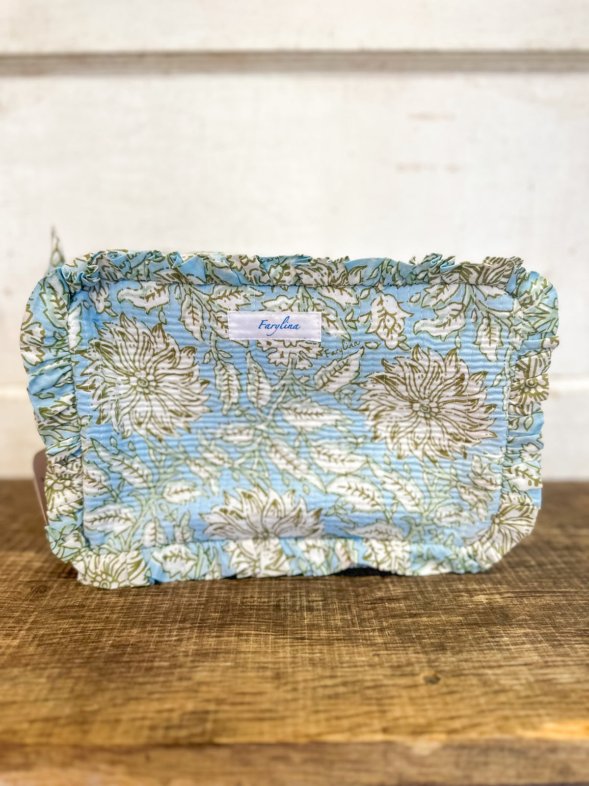 Frilly Toiletry Bag - Willow